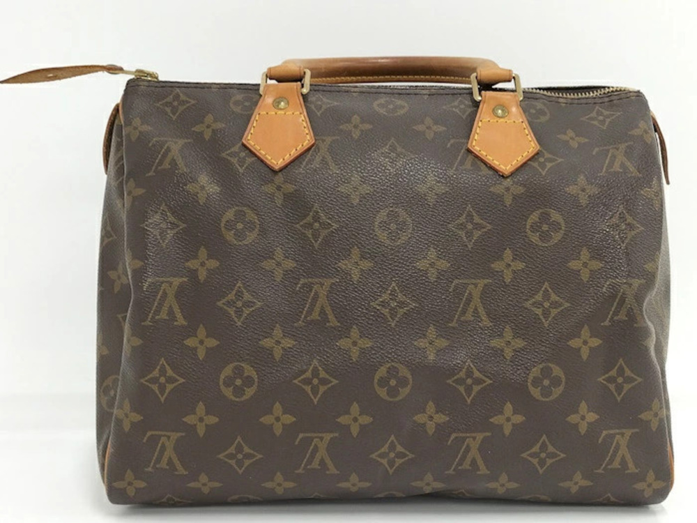 Louis Vuitton Monogram Speedy Brown Handbag Brown